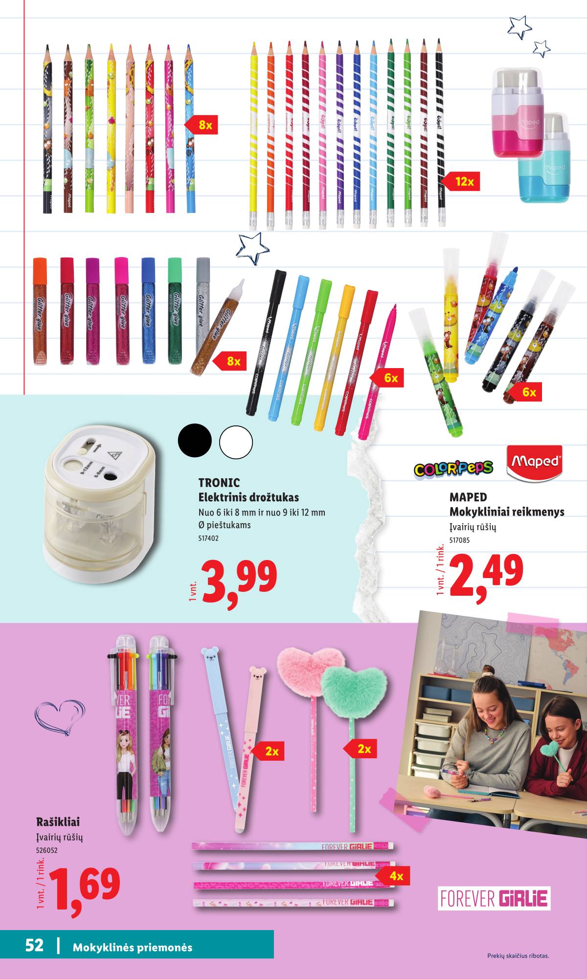 Lidl - Mokyklos prekių katalogas 2026 52 puslapis