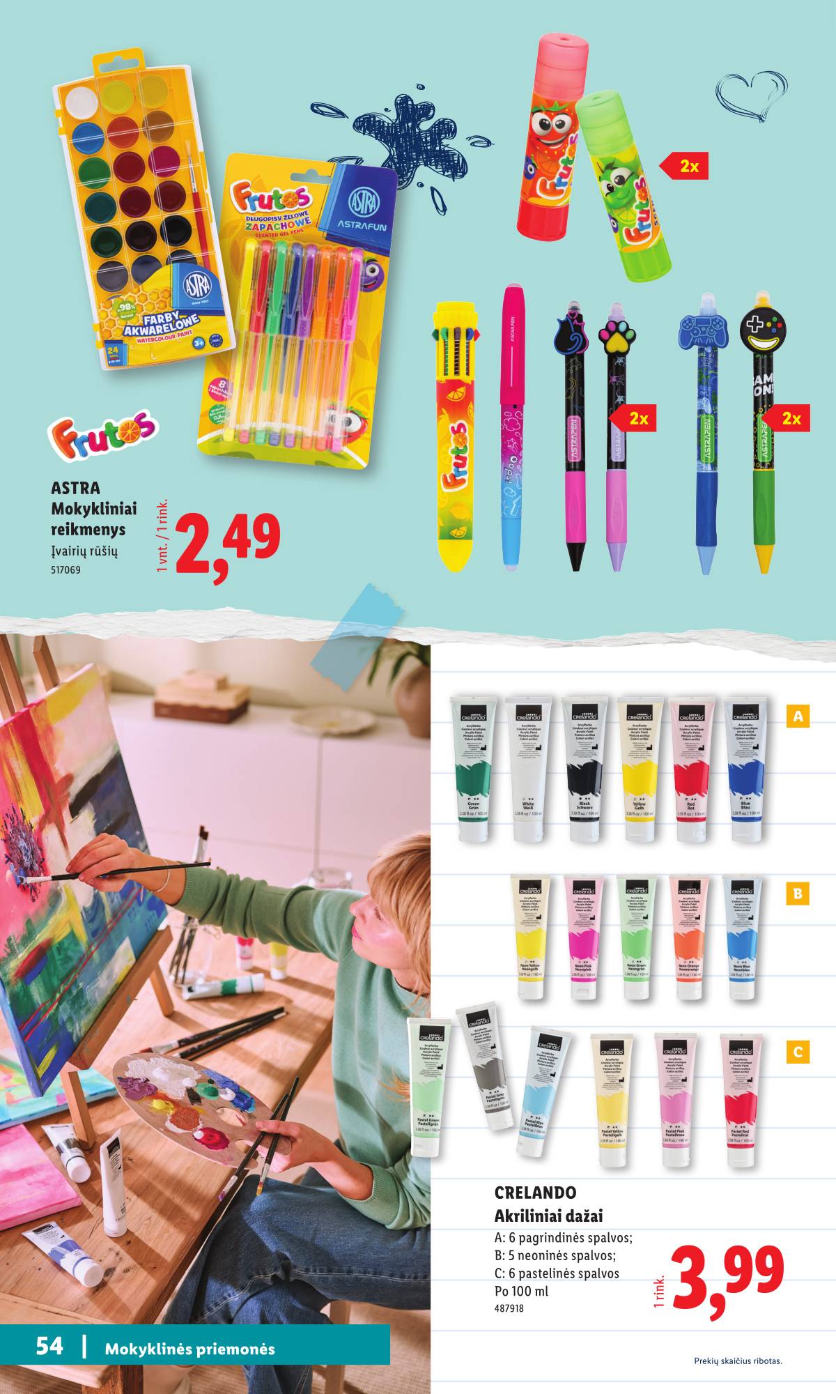 Lidl - Mokyklos prekių katalogas 2026 54 puslapis