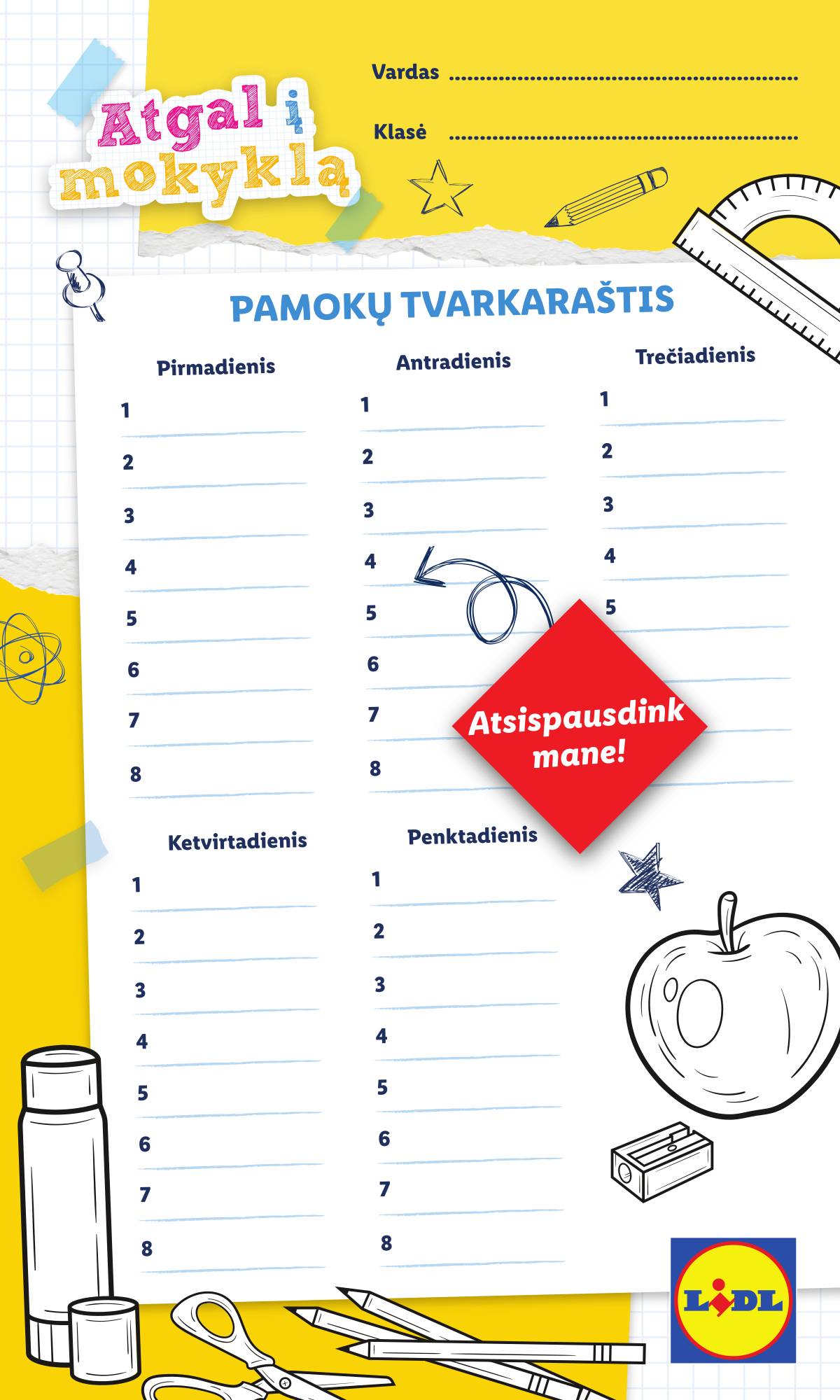 Lidl - Mokyklos prekių katalogas 2026 62 puslapis