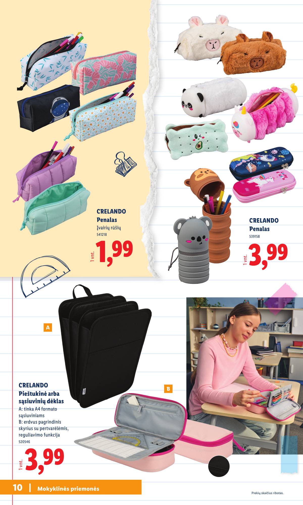 Lidl - Mokyklos prekių katalogas 2026 10 puslapis