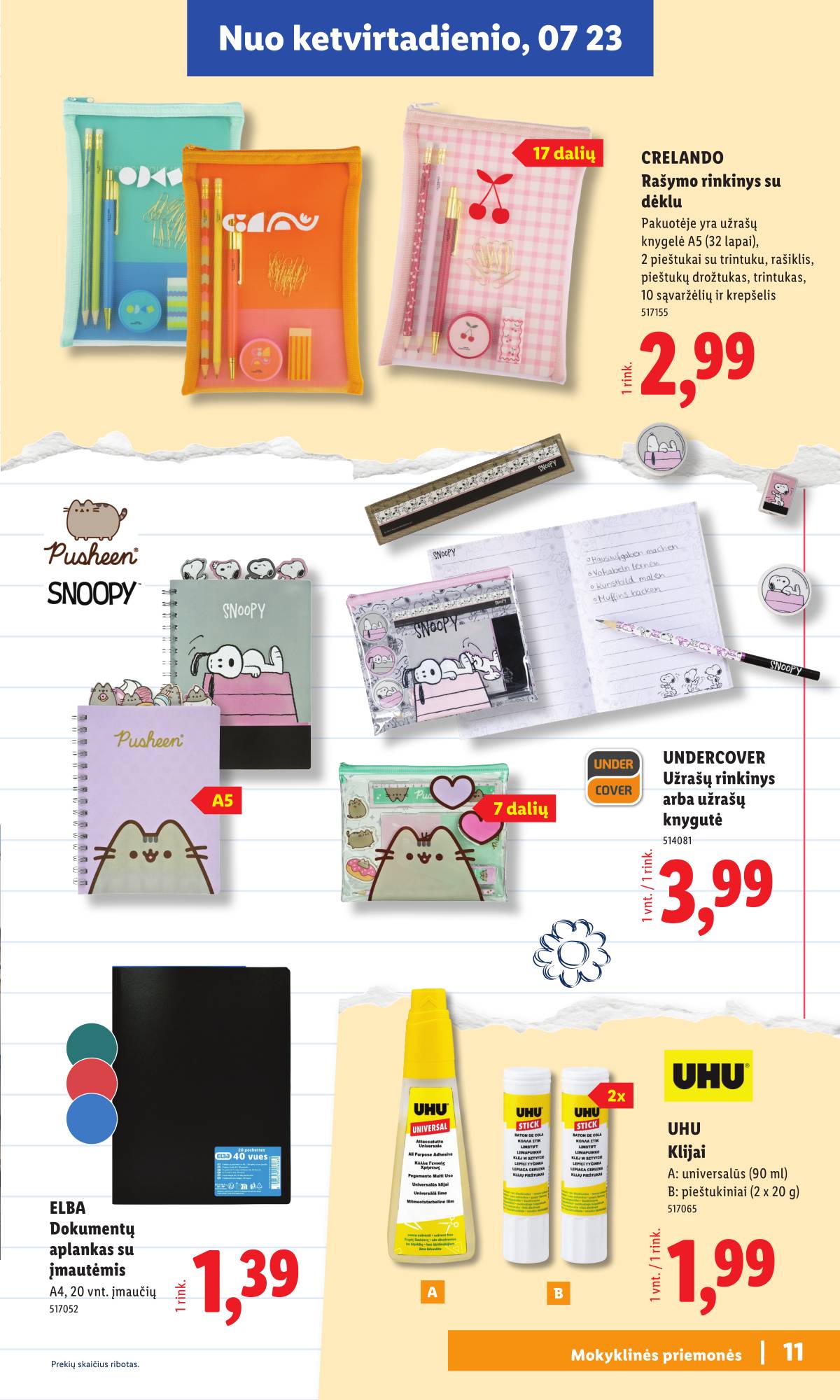 Lidl - Mokyklos prekių katalogas 2026 11 puslapis