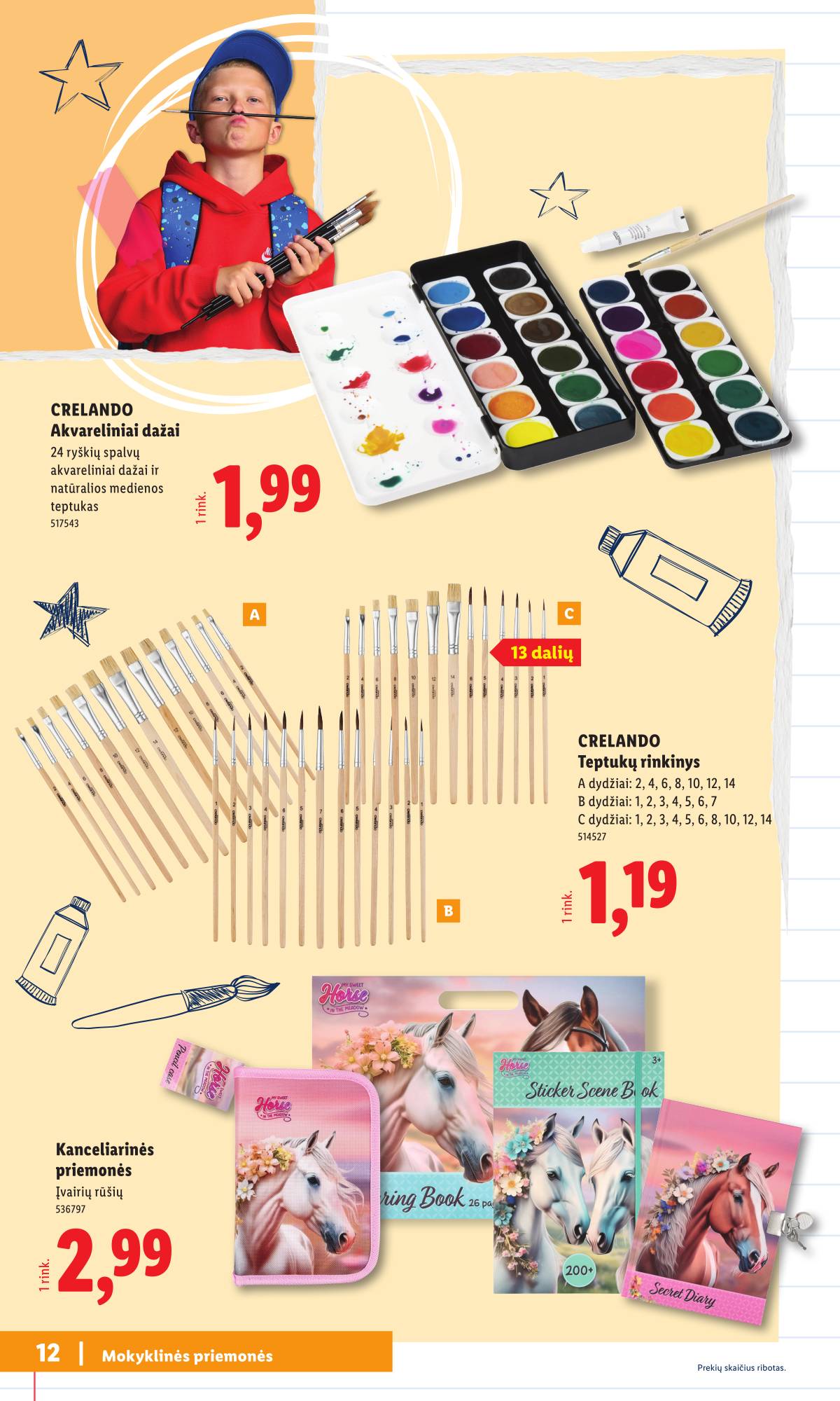 Lidl - Mokyklos prekių katalogas 2026 12 puslapis