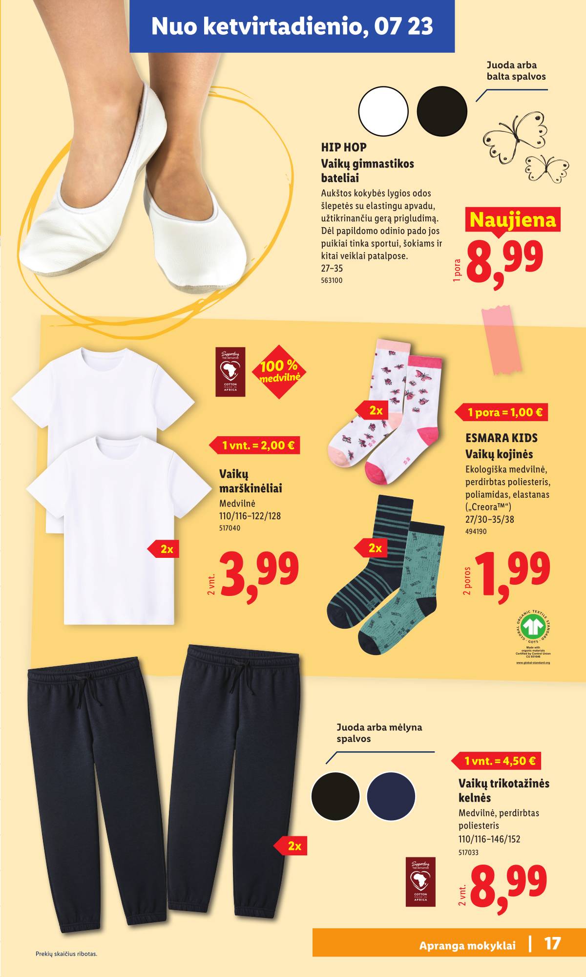 Lidl - Mokyklos prekių katalogas 2026 17 puslapis