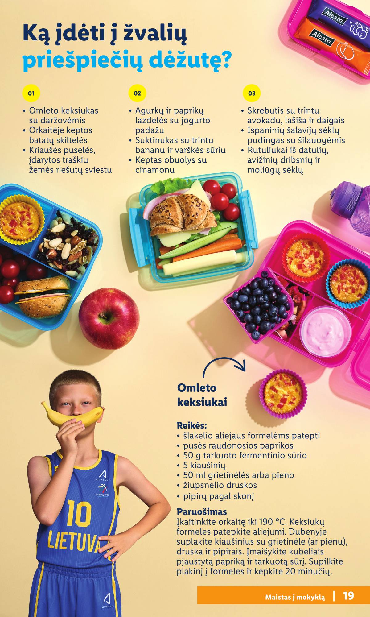 Lidl - Mokyklos prekių katalogas 2026 19 puslapis