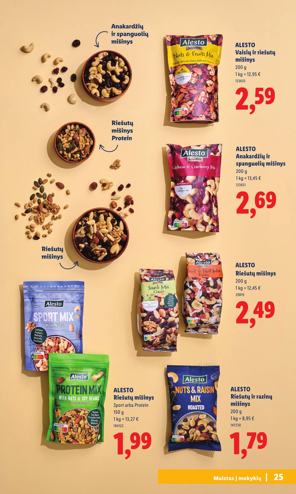 Lidl - Mokyklos prekių katalogas 2026 25 puslapis