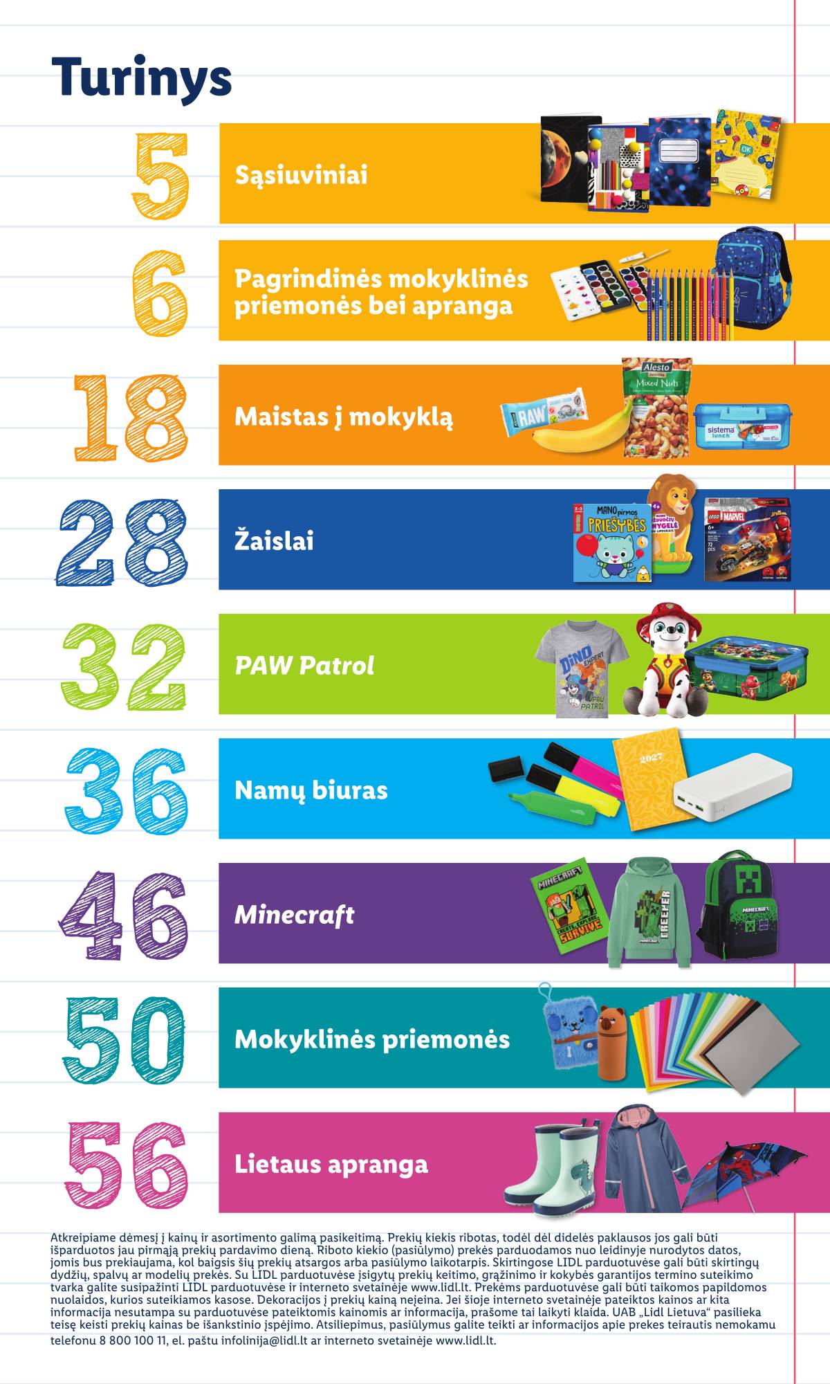 Lidl - Mokyklos prekių katalogas 2026 3 puslapis