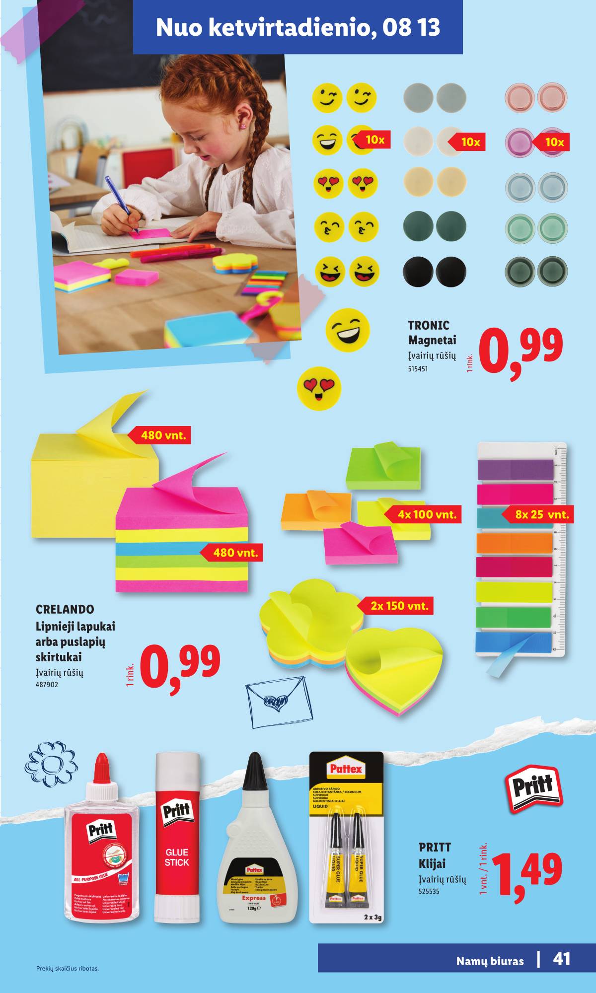 Lidl - Mokyklos prekių katalogas 2026 41 puslapis