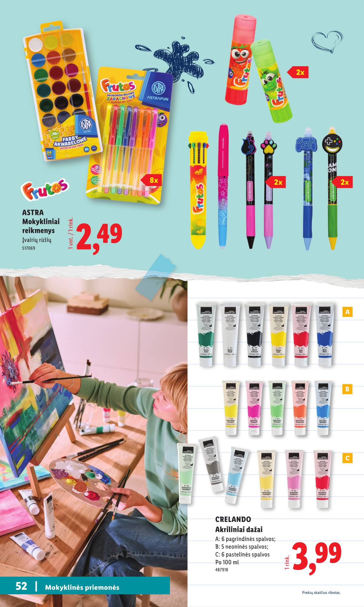 Lidl - Mokyklos prekių katalogas 2026 52 puslapis