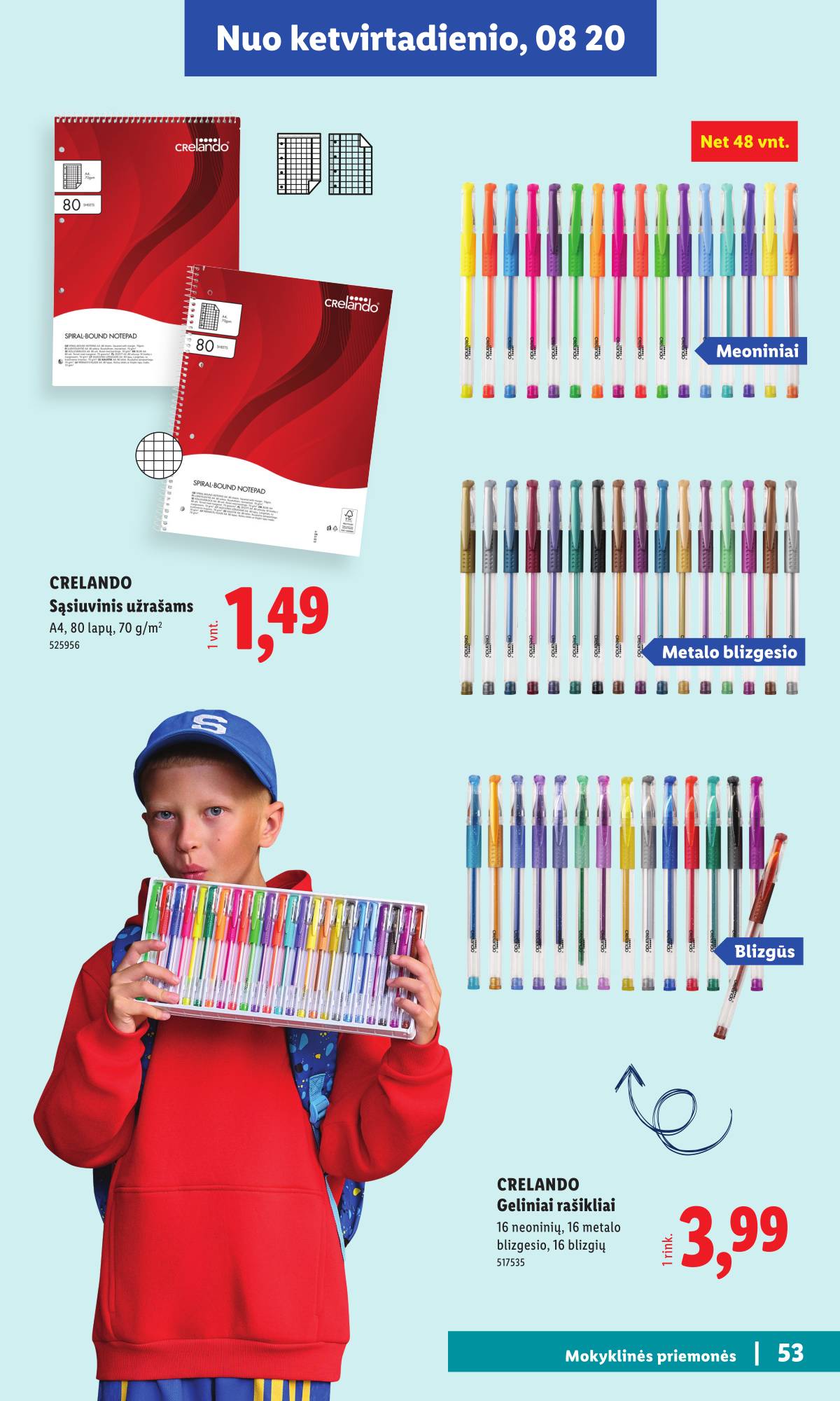 Lidl - Mokyklos prekių katalogas 2026 53 puslapis