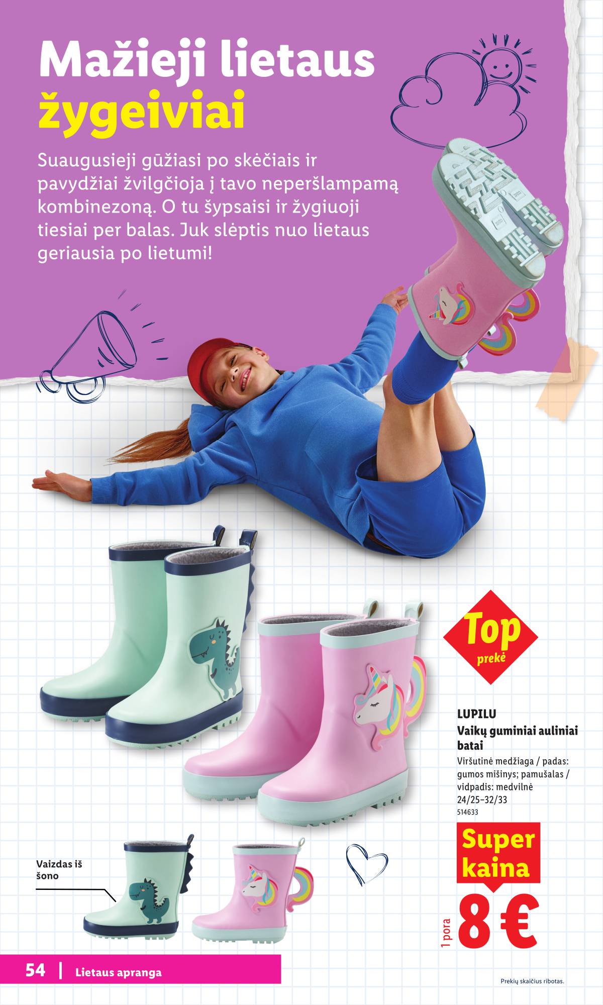 Lidl - Mokyklos prekių katalogas 2026 54 puslapis