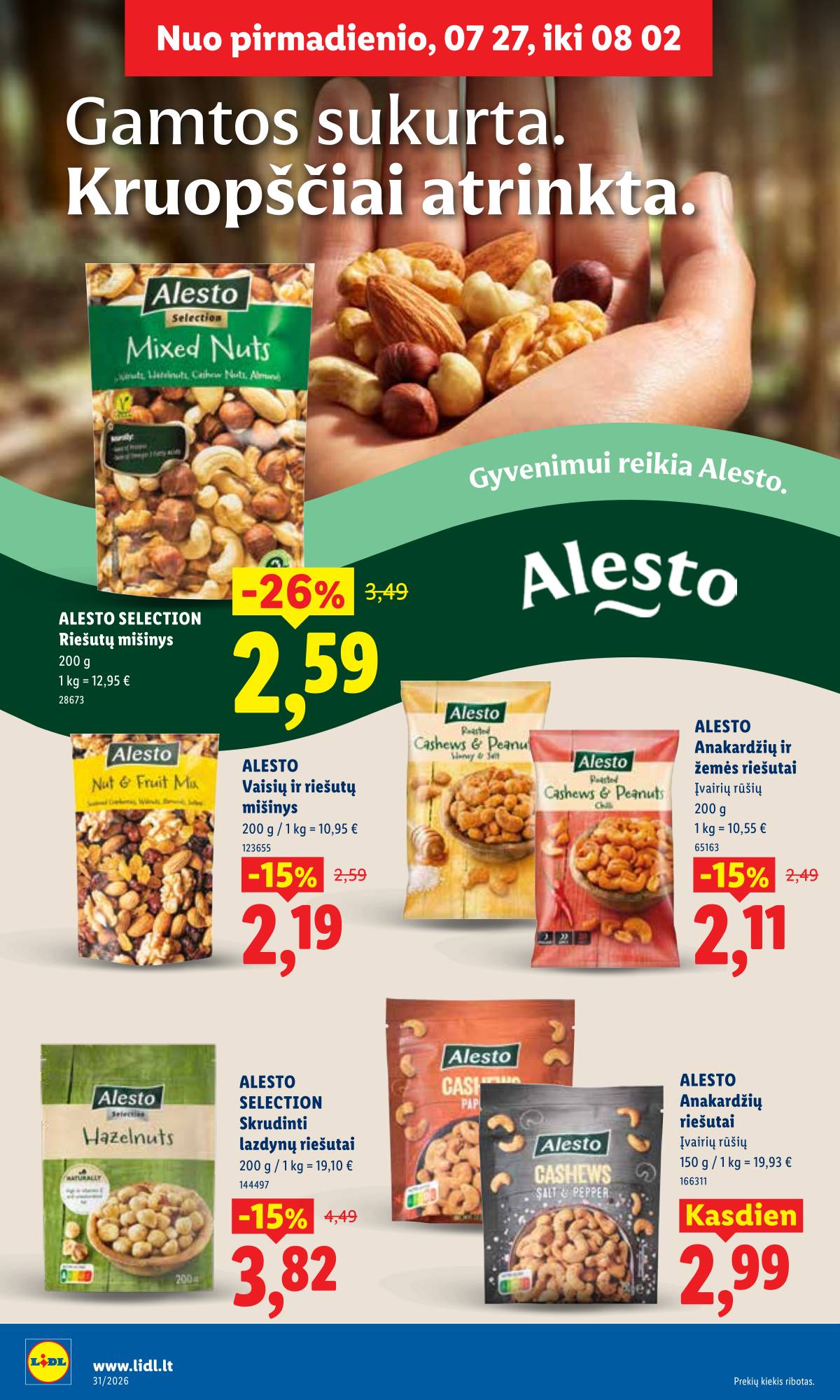 Lidl - LIDL SAVAITĖS Maisto prekių akcijų leidinys 16 puslapis