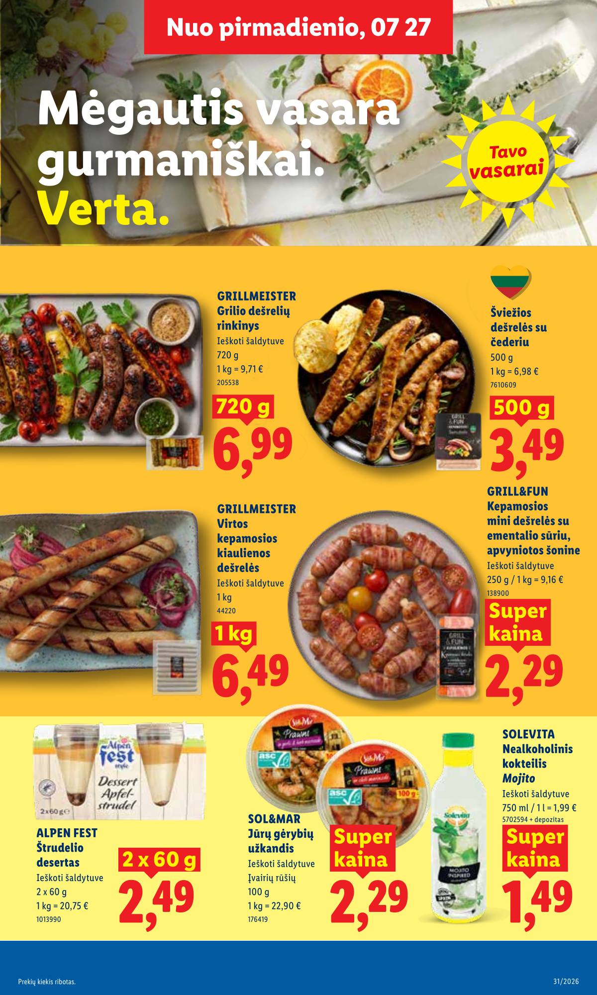 Lidl - LIDL SAVAITĖS Maisto prekių akcijų leidinys 17 puslapis