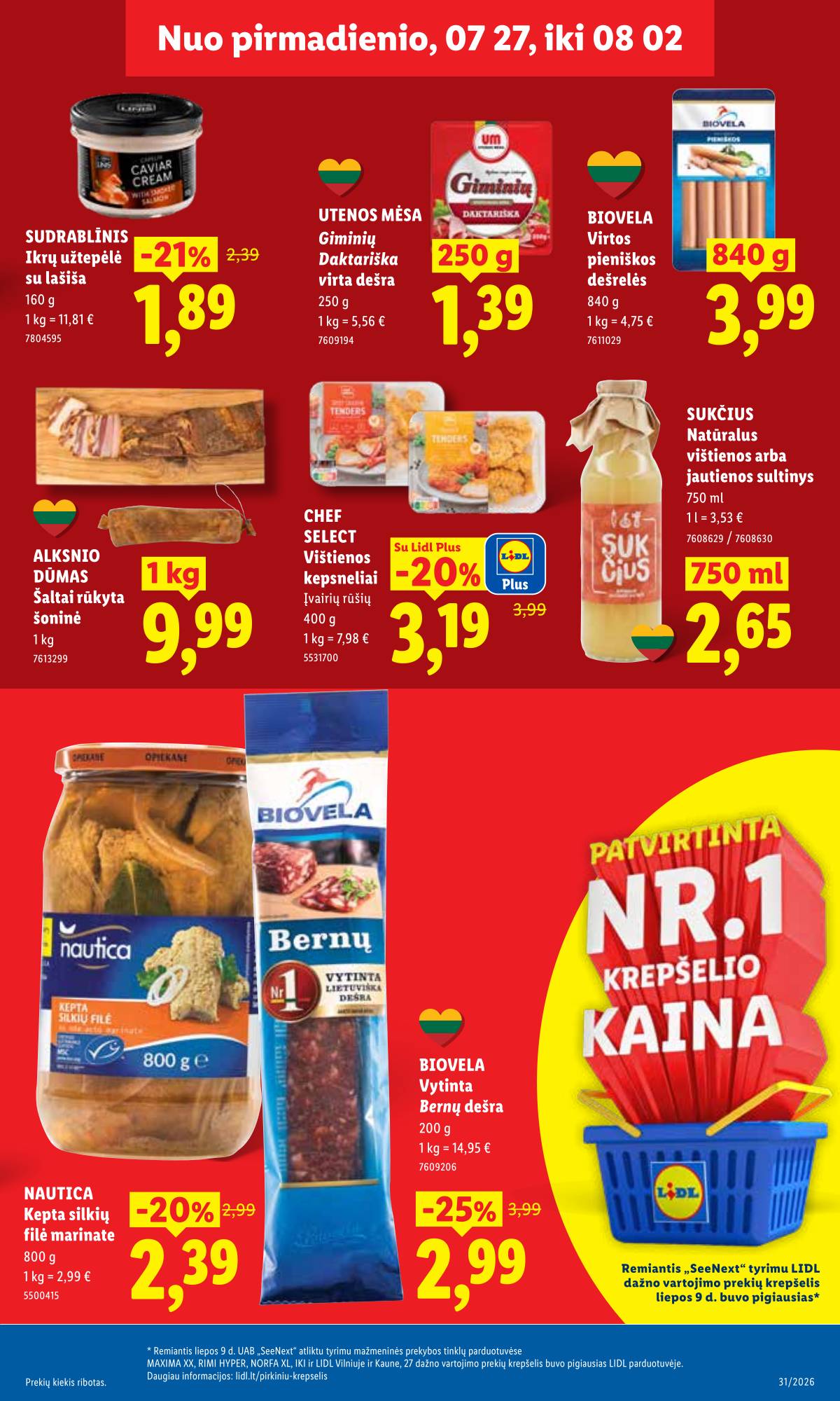 Lidl - LIDL SAVAITĖS Maisto prekių akcijų leidinys 19 puslapis