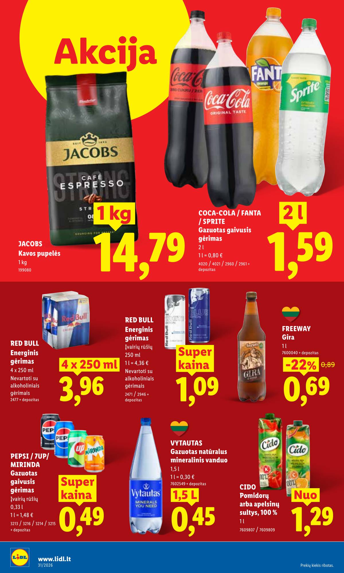 Lidl - LIDL SAVAITĖS Maisto prekių akcijų leidinys 22 puslapis