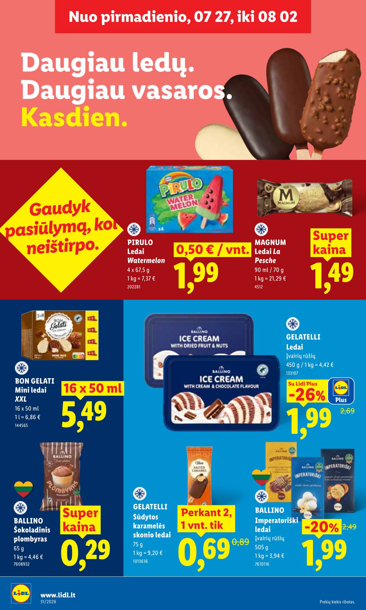 Lidl - LIDL SAVAITĖS Maisto prekių akcijų leidinys 24 puslapis