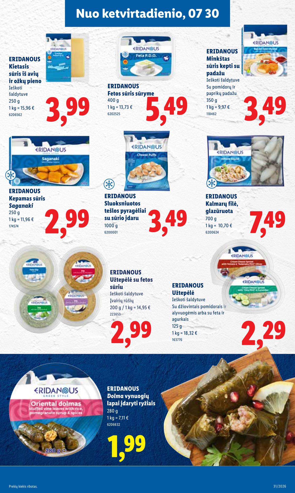 Lidl - LIDL SAVAITĖS Maisto prekių akcijų leidinys 29 puslapis