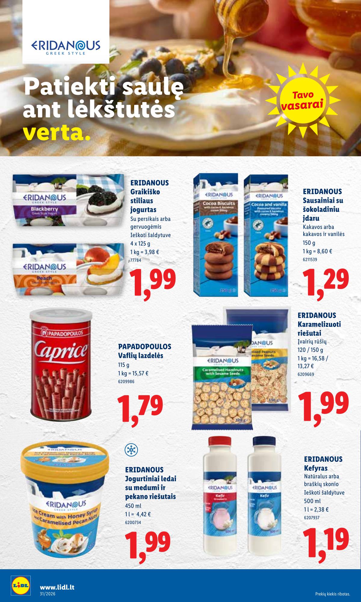 Lidl - LIDL SAVAITĖS Maisto prekių akcijų leidinys 30 puslapis