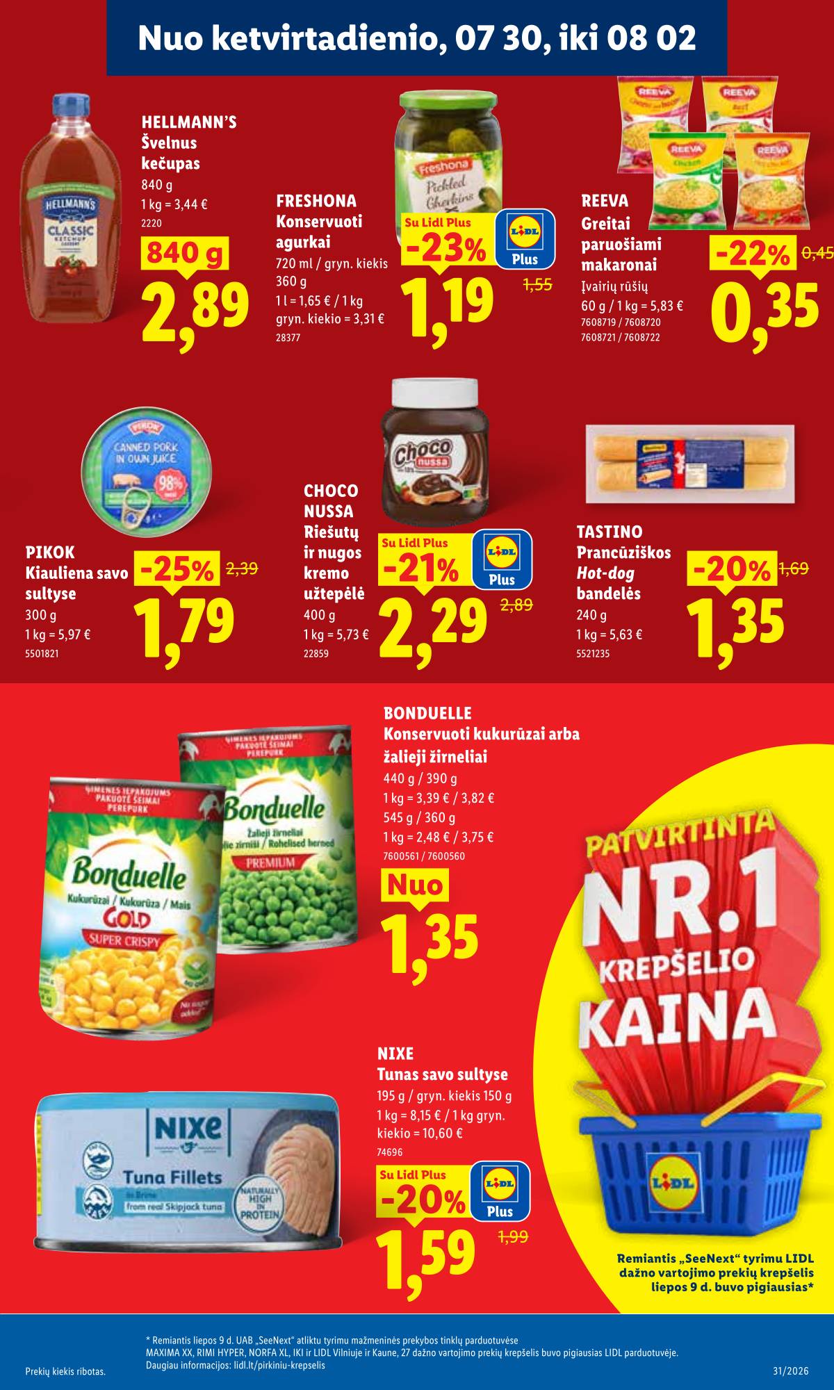 Lidl - LIDL SAVAITĖS Maisto prekių akcijų leidinys 33 puslapis