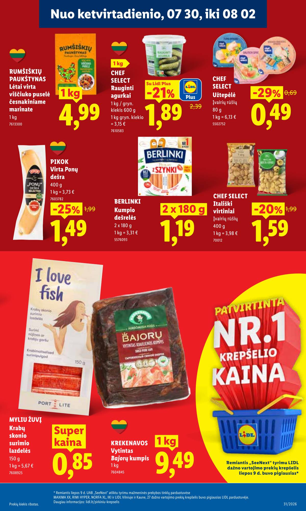Lidl - LIDL SAVAITĖS Maisto prekių akcijų leidinys 35 puslapis