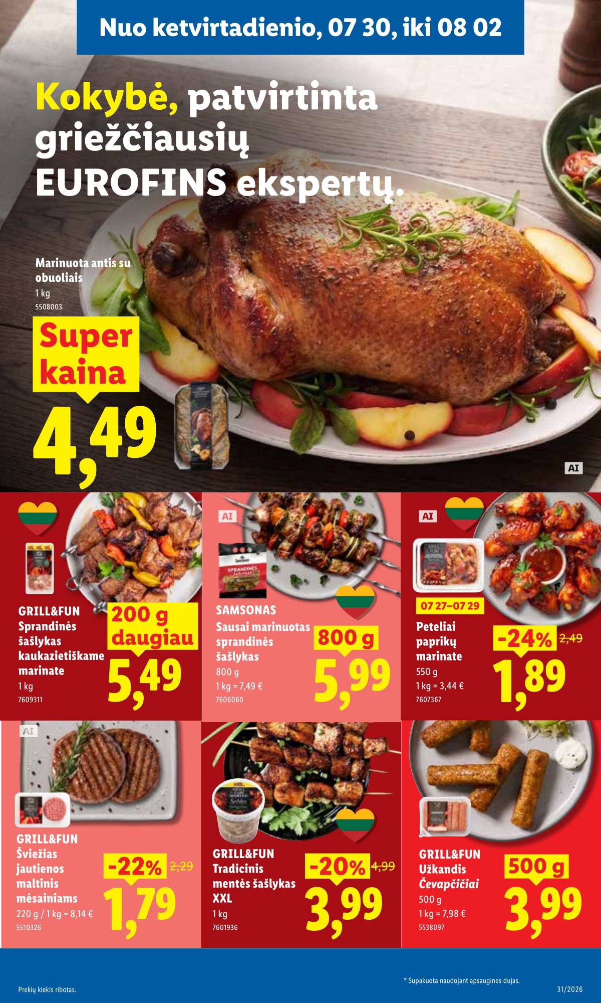 Lidl - LIDL SAVAITĖS Maisto prekių akcijų leidinys 41 puslapis