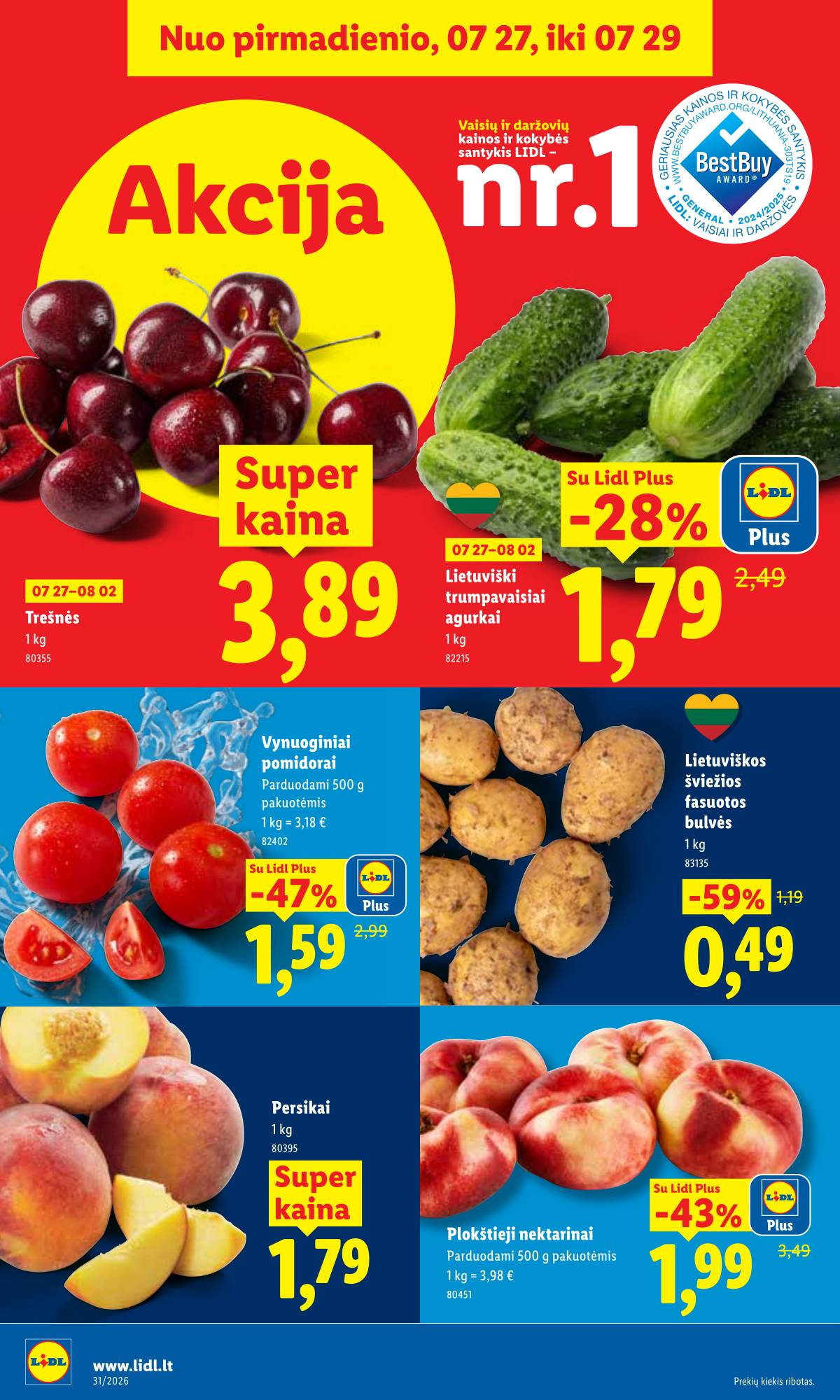 Lidl - LIDL SAVAITĖS Maisto prekių akcijų leidinys 6 puslapis