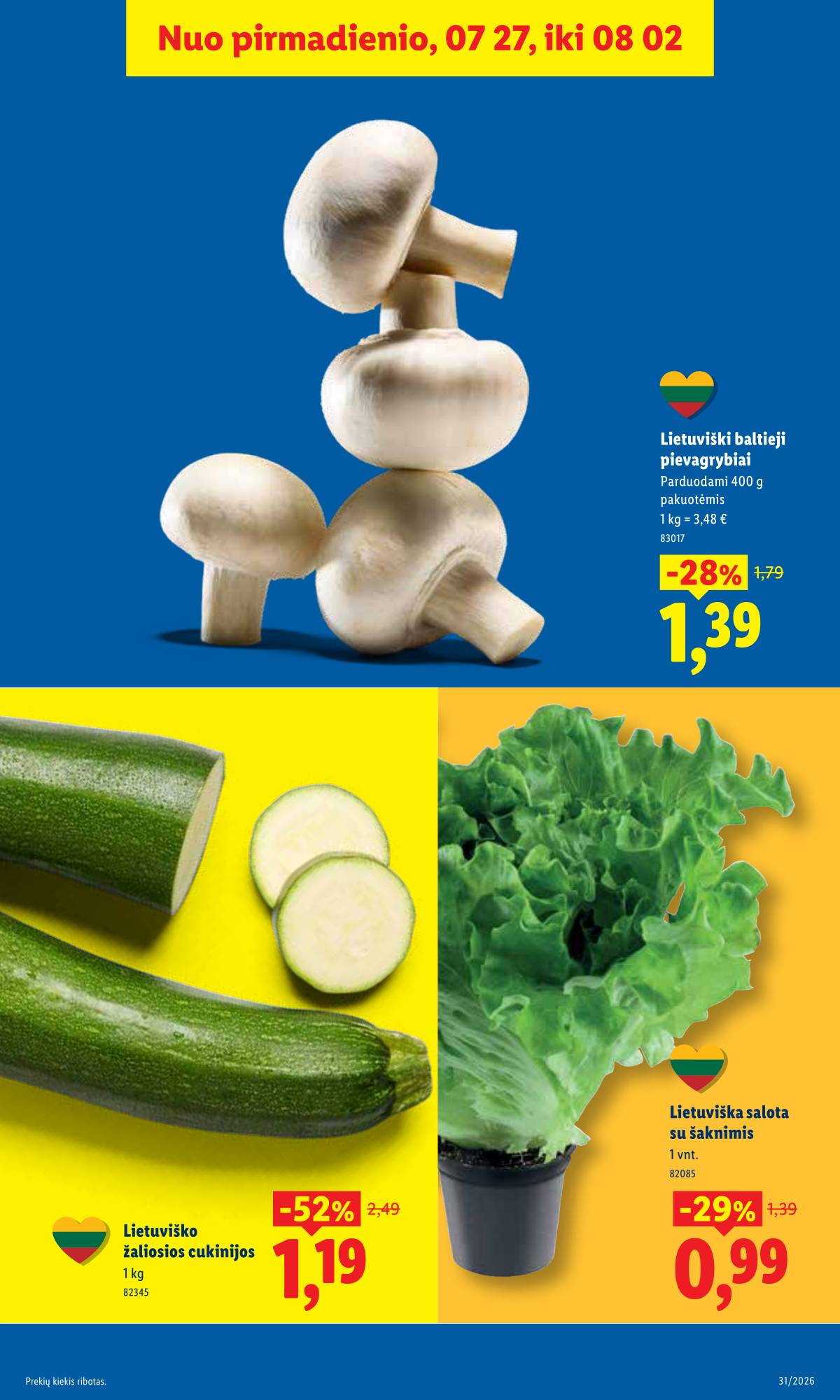 Lidl - LIDL SAVAITĖS Maisto prekių akcijų leidinys 7 puslapis