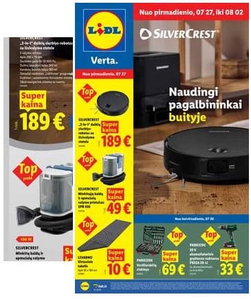 Lidl - LIDL Ne maisto prekių akcijų leidinys 2026-07-27 – 2026-08-02