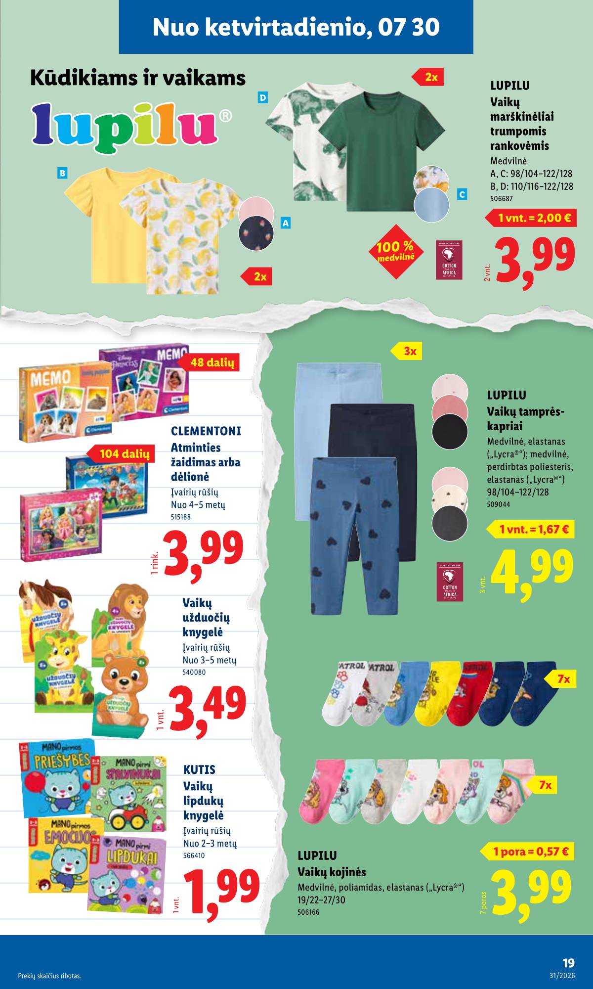 Lidl - LIDL Ne maisto prekių akcijų leidinys 19 puslapis