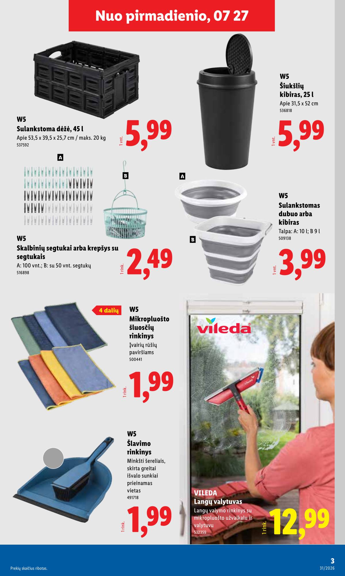 Lidl - LIDL Ne maisto prekių akcijų leidinys 3 puslapis