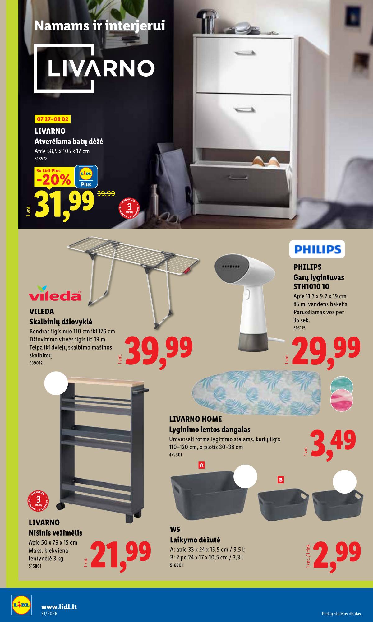 Lidl - LIDL Ne maisto prekių akcijų leidinys 4 puslapis