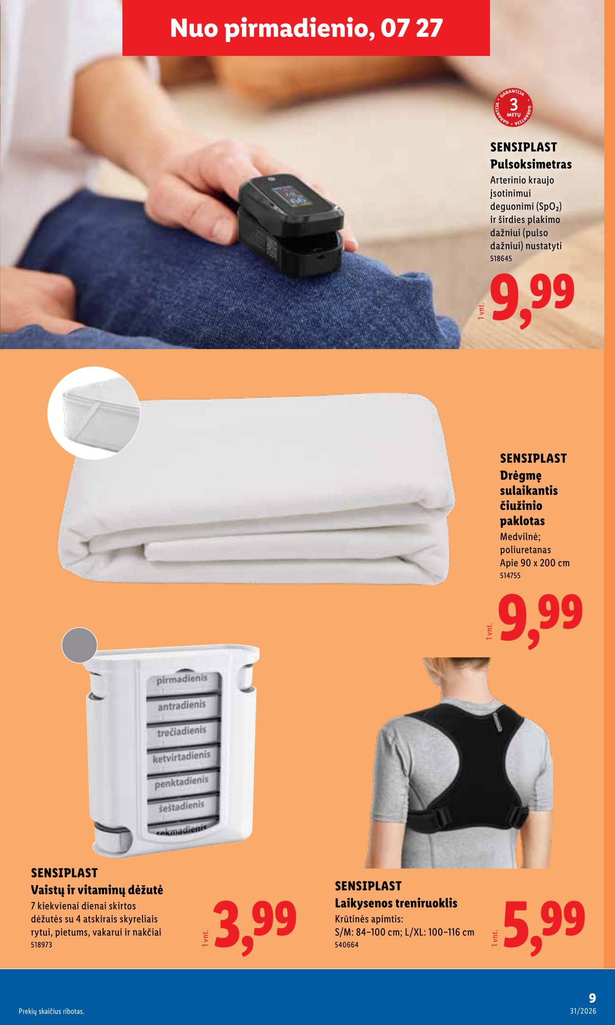 Lidl - LIDL Ne maisto prekių akcijų leidinys 9 puslapis
