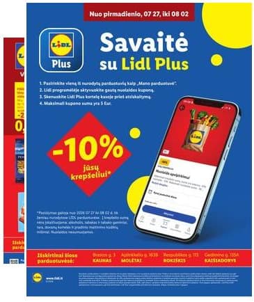 Lidl - Keturiose LIDL parduotuvėse! 2026-07-27 – 2026-08-02