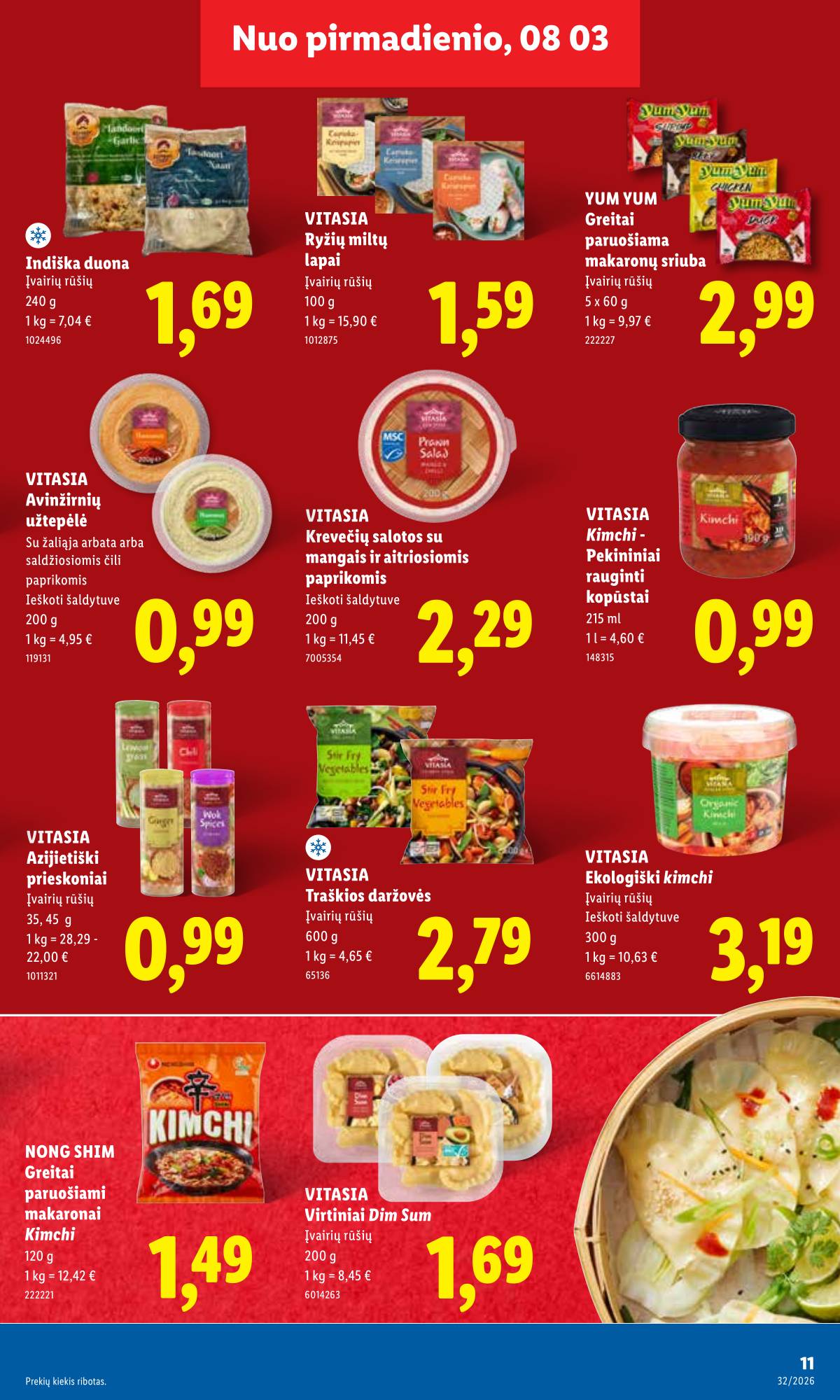 Lidl - LIDL SAVAITĖS Maisto prekių akcijų leidinys 11 puslapis