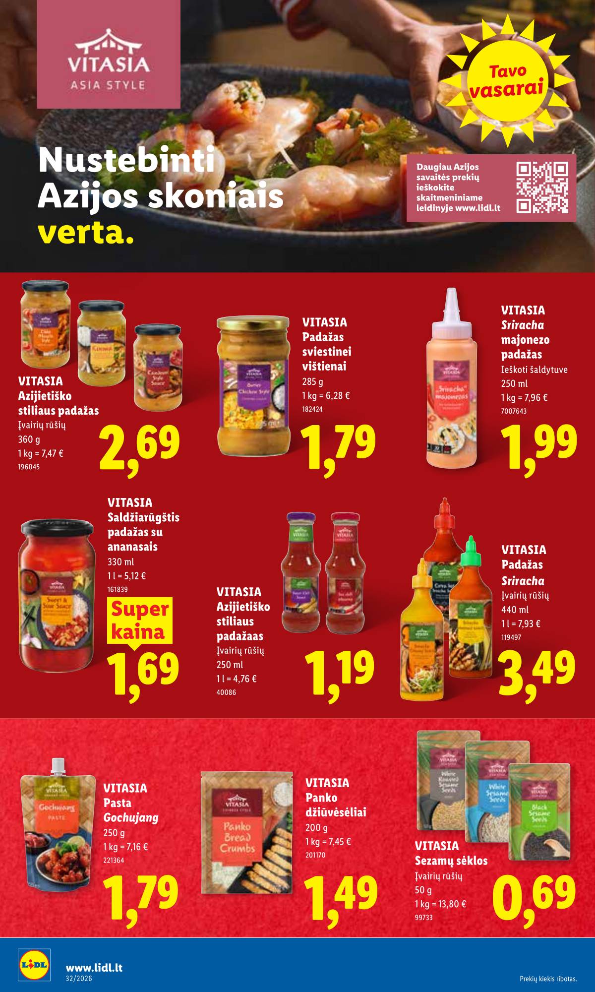 Lidl - LIDL SAVAITĖS Maisto prekių akcijų leidinys 12 puslapis