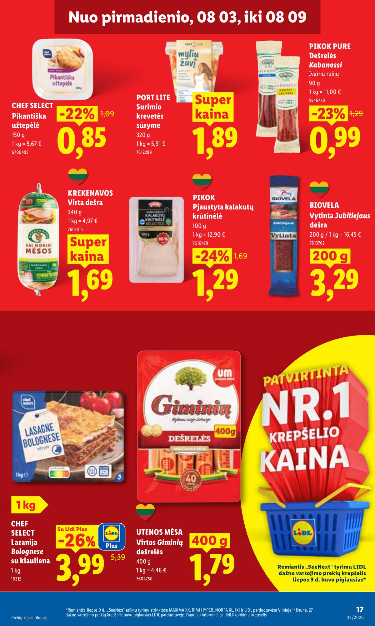 Lidl - LIDL SAVAITĖS Maisto prekių akcijų leidinys 17 puslapis