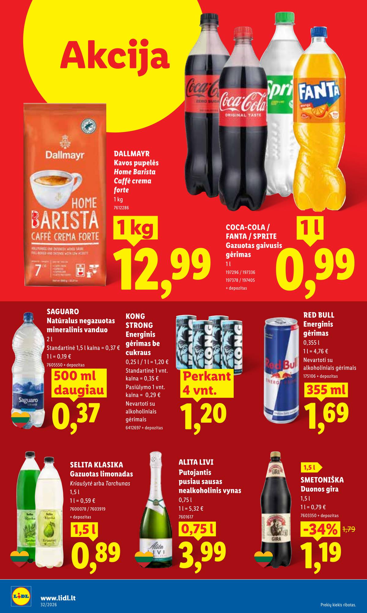 Lidl - LIDL SAVAITĖS Maisto prekių akcijų leidinys 18 puslapis