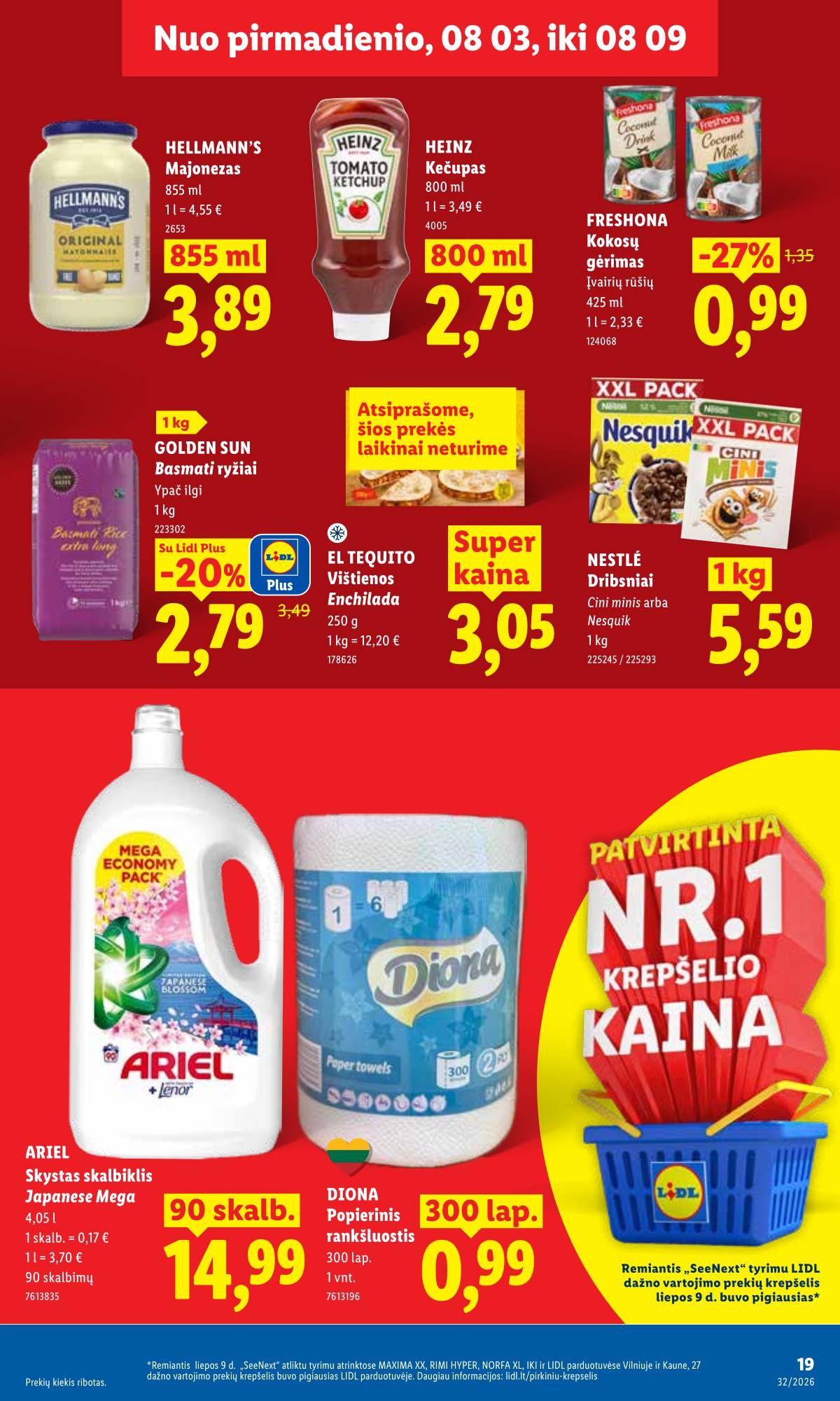 Lidl - LIDL SAVAITĖS Maisto prekių akcijų leidinys 19 puslapis