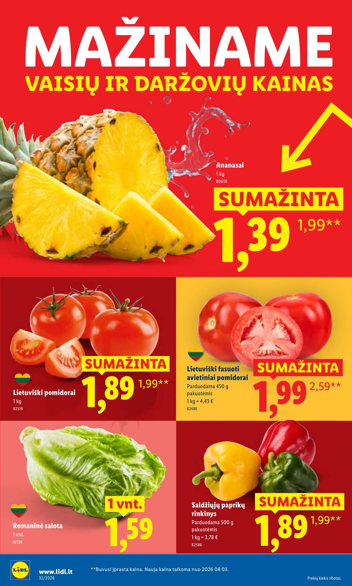 Lidl - LIDL SAVAITĖS Maisto prekių akcijų leidinys 2 puslapis