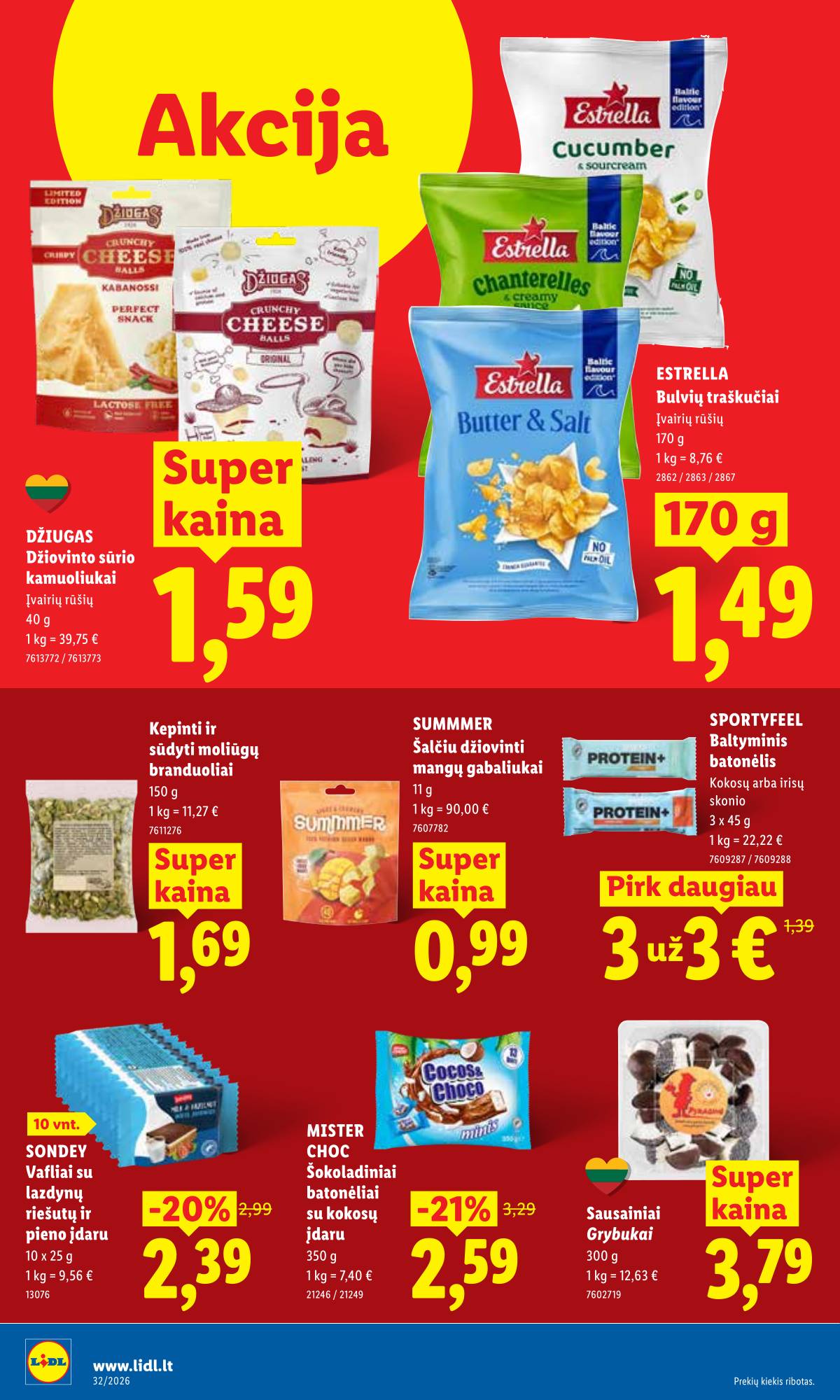 Lidl - LIDL SAVAITĖS Maisto prekių akcijų leidinys 20 puslapis