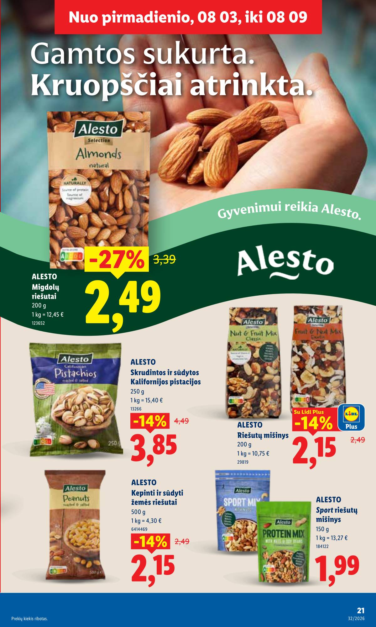 Lidl - LIDL SAVAITĖS Maisto prekių akcijų leidinys 21 puslapis