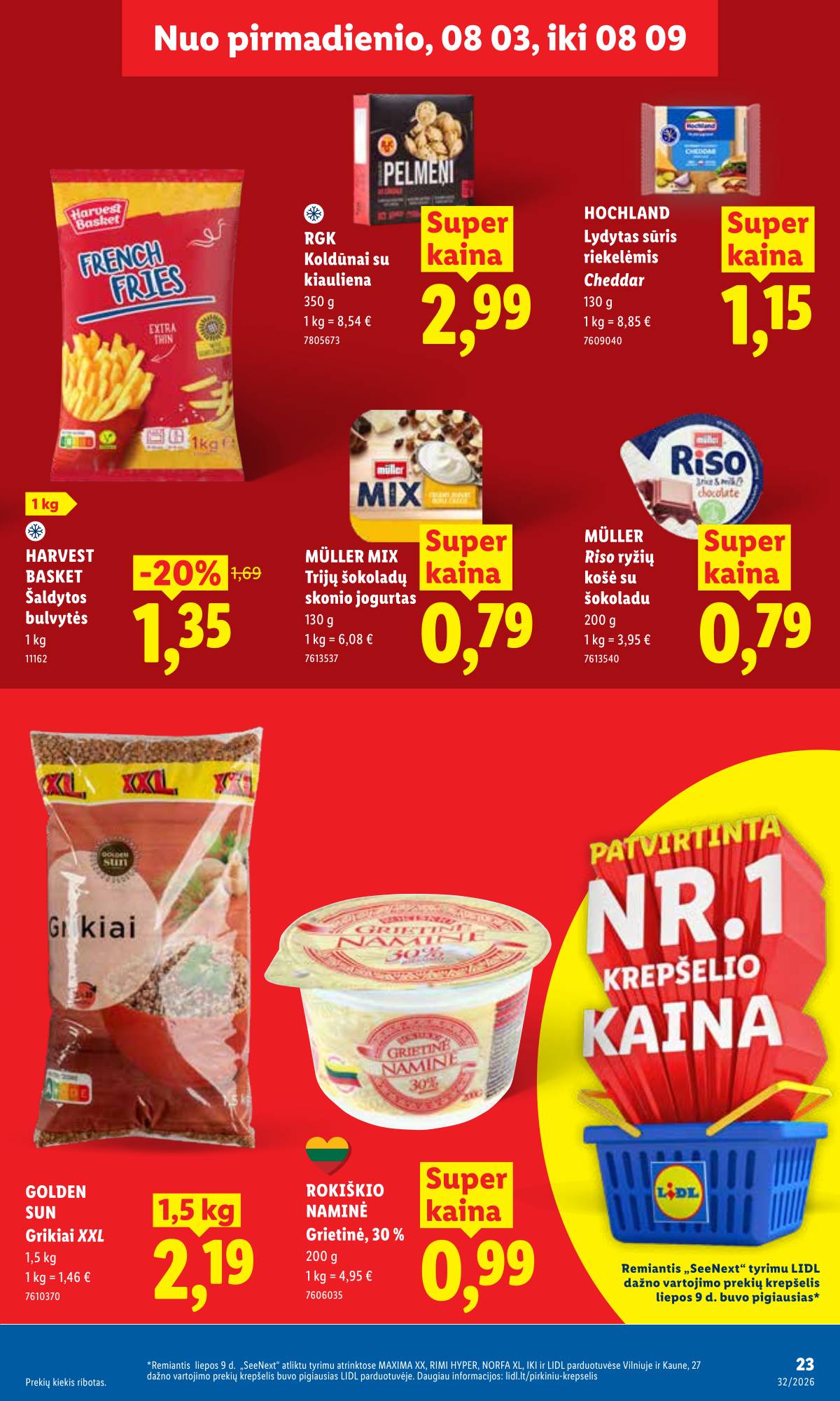 Lidl - LIDL SAVAITĖS Maisto prekių akcijų leidinys 23 puslapis