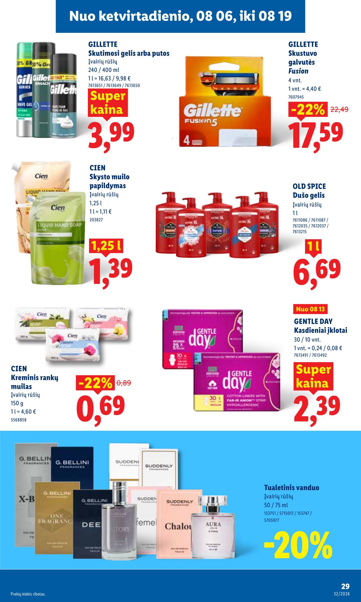 Lidl - LIDL SAVAITĖS Maisto prekių akcijų leidinys 29 puslapis