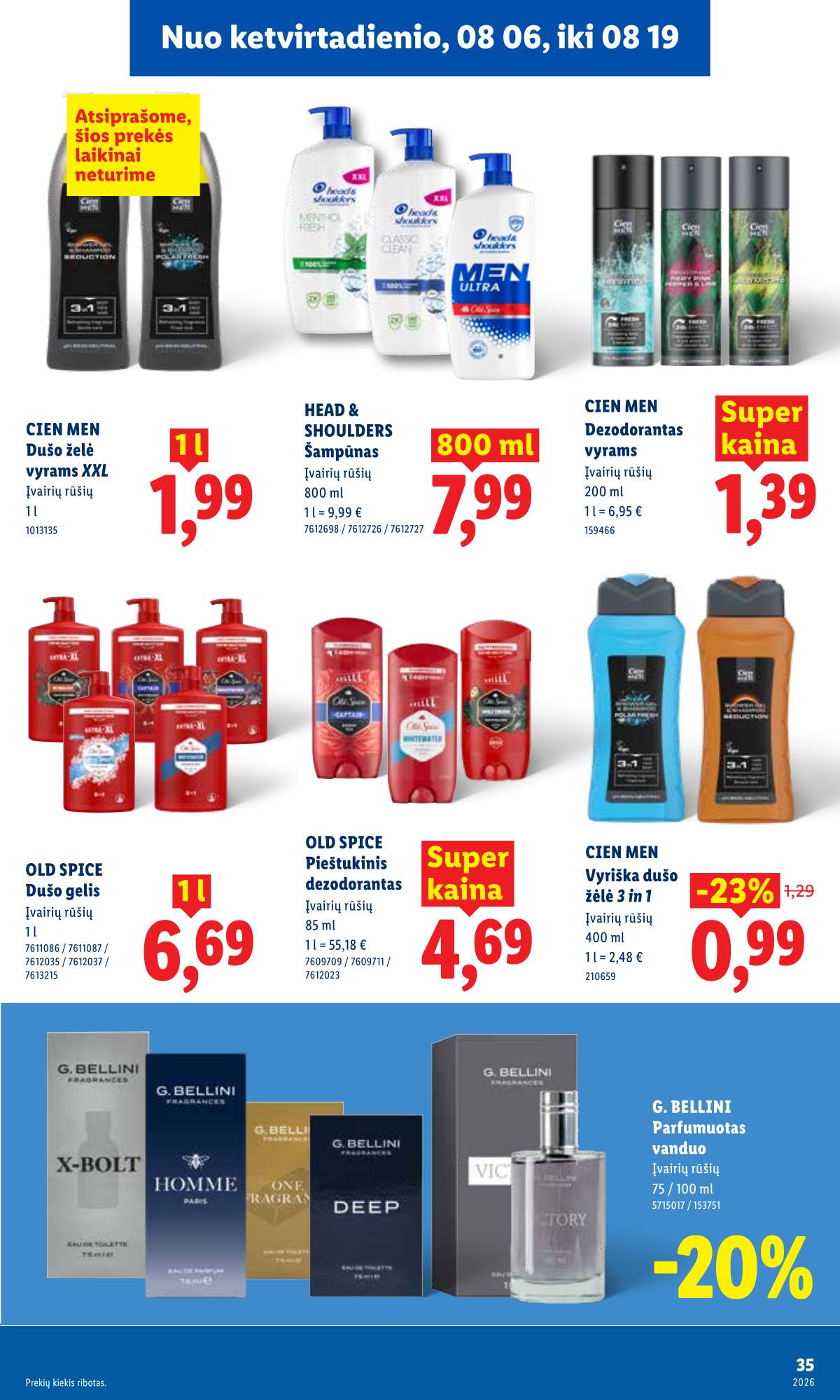 Lidl - LIDL SAVAITĖS Maisto prekių akcijų leidinys 35 puslapis