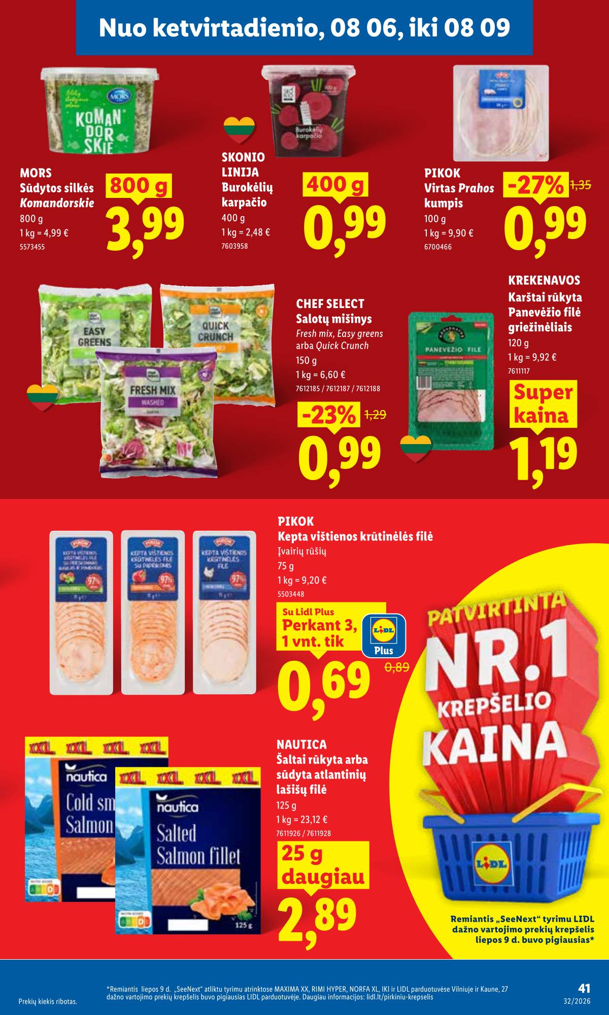 Lidl - LIDL SAVAITĖS Maisto prekių akcijų leidinys 41 puslapis