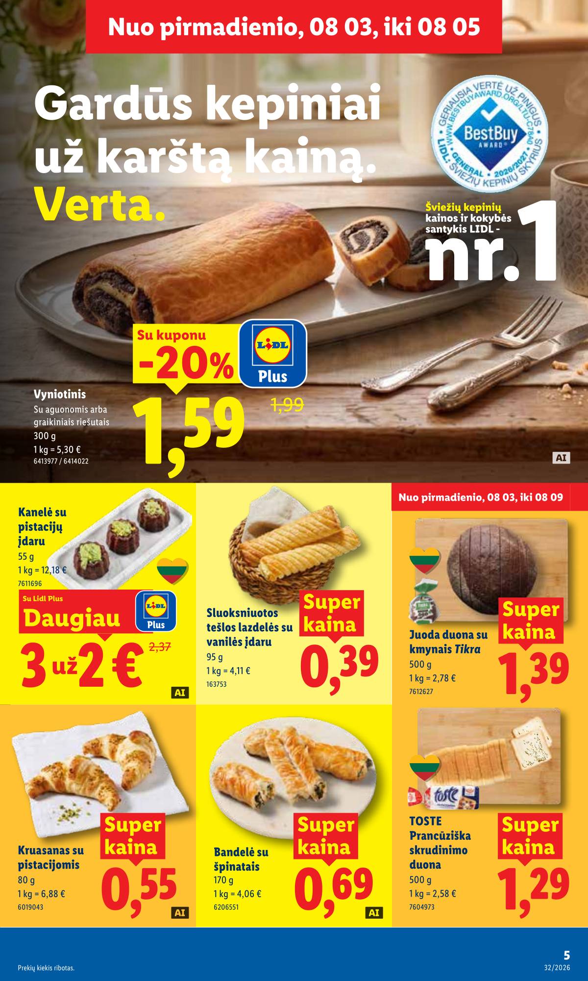 Lidl - LIDL SAVAITĖS Maisto prekių akcijų leidinys 5 puslapis
