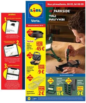 Lidl - LIDL Ne maisto prekių akcijų leidinys 2026-08-03 – 2026-08-09