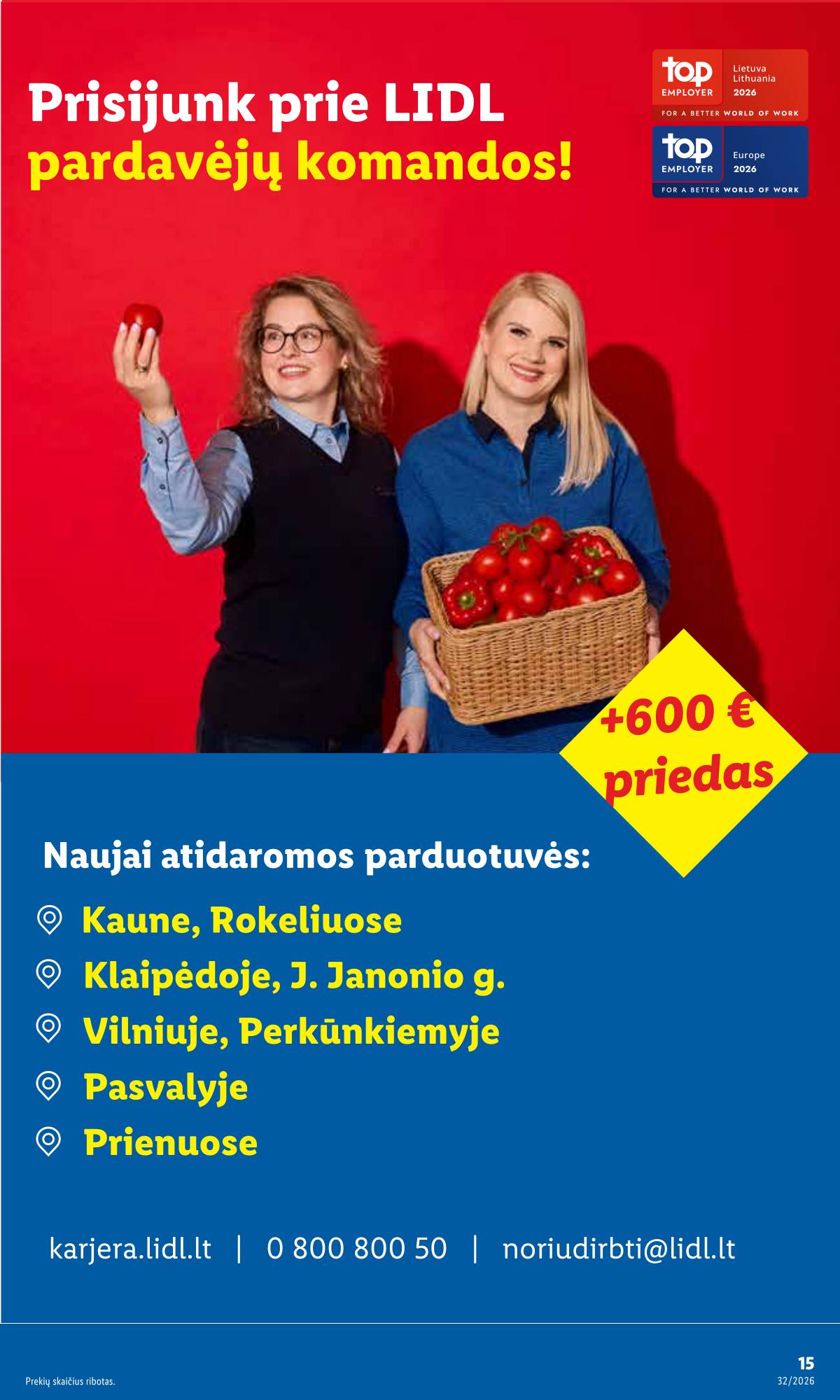 Lidl - LIDL Ne maisto prekių akcijų leidinys 15 puslapis