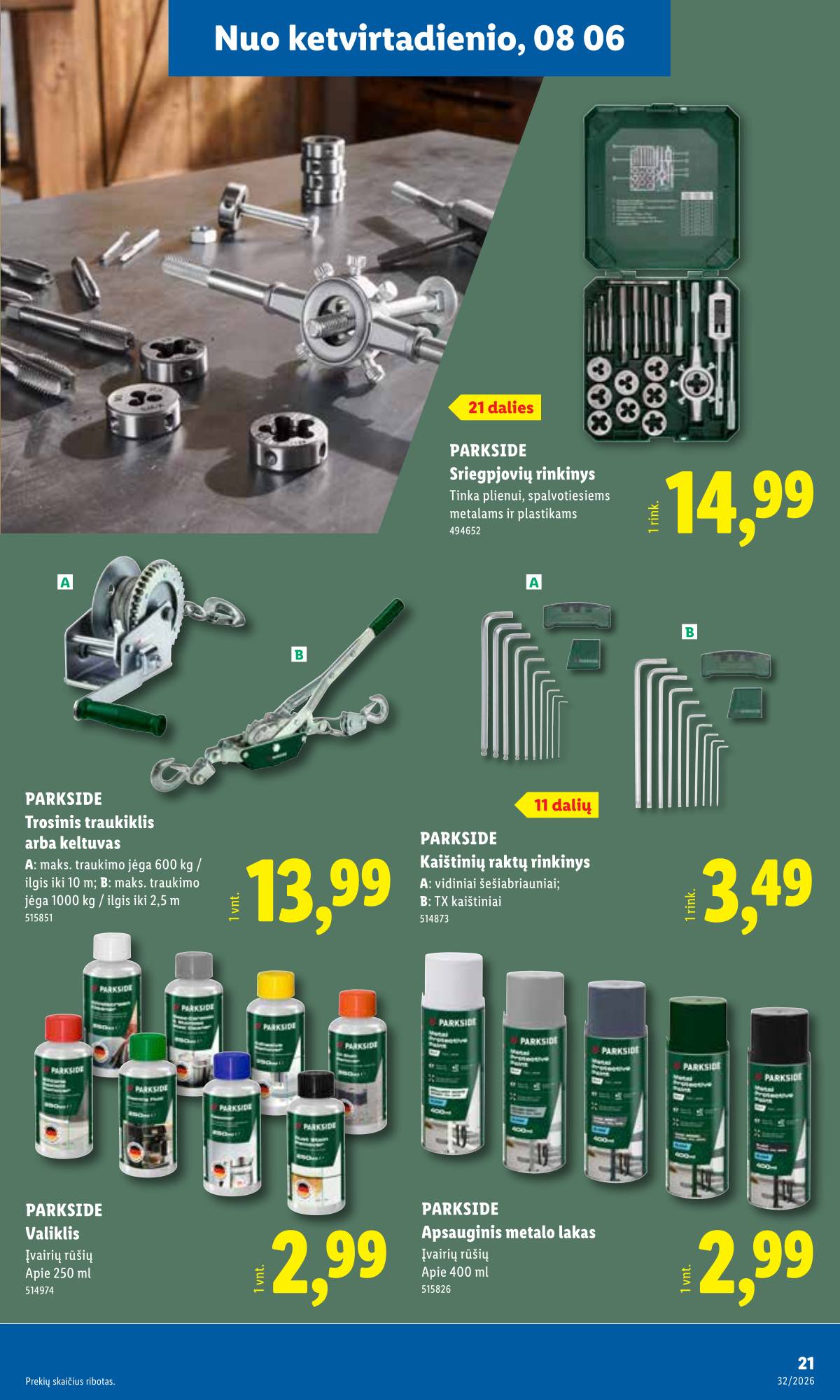 Lidl - LIDL Ne maisto prekių akcijų leidinys 21 puslapis
