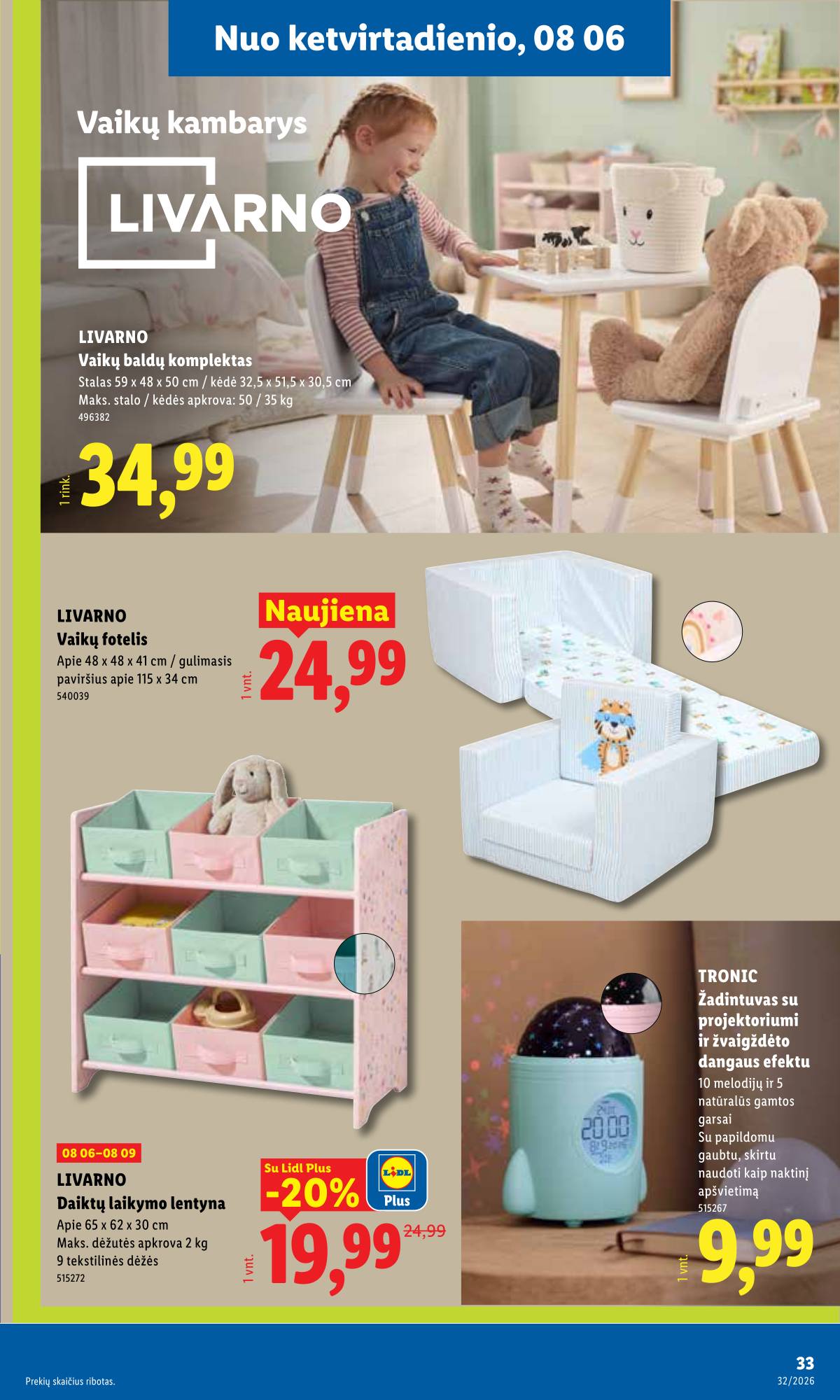Lidl - LIDL Ne maisto prekių akcijų leidinys 33 puslapis