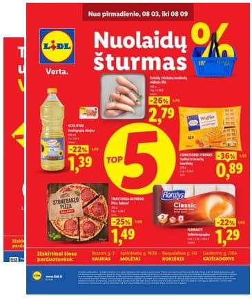 Lidl - Keturiose LIDL parduotuvėse! 2026-08-03 – 2026-08-09